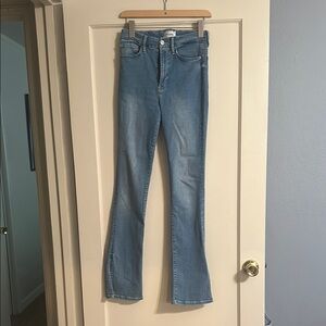 Frame Denim Light Blue Flare Jeans